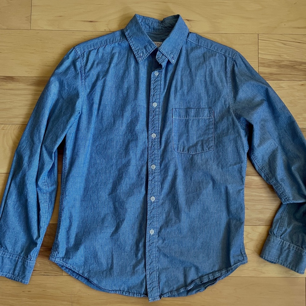 Merona Casual Blue Button Down Shirt
